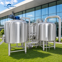 Usine de brasserie clé en main Tonsen 10HL 20HL, système de brassage complet, acier inoxydable 304, ligne de production pour brasserie française