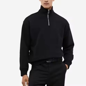 Sweat à capuche à demi-zip pour homme, logo personnalisé du fabricant, vente en gros, tissu personnalisé, polaire et molleton, sweats à capuche pour homme - Product Image 1