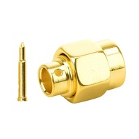 Conector SMA SMA-JB3, Cable Semirrígido/Semiflexible RG402/RG141, Conector Macho Recto SMA