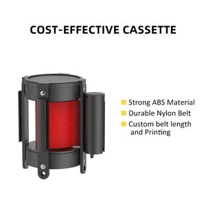 Jinke geri çekilebilir kemer sonrası bariyer kuyruk Stanchions trafik kontrolü kalabalık kontrol sistemi - Product Image 6