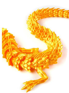 Vashine Jouets de collection pour enfants en PLA écologique, dragon en <span class=keywords><strong>cristal</strong></span> flexible imprimé en 3D - Product Image 5