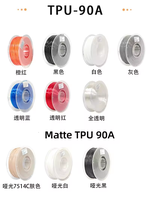 Kualitas Terbaik Multi Warna filamen Tpu 1.75mm 1kg 85A fleksibel untuk filamen Printer 3d