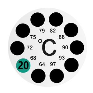 Autocollant de thermomètre d'<span class=keywords><strong>aquarium</strong></span> de bande de thermomètre de <span class=keywords><strong>brassage</strong></span> adhésif d'usine pour le thermomètre numérique portatif de Patch d'affichage à cristaux liquides de réservoir de poissons - Product Image 1