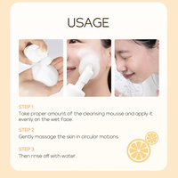 Mousse Nettoyante Moussante Visage Personnalisée Purifiante à la Vitamine C, Contrôle Sébum, avec Acide Hyaluronique