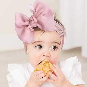 Diademas de accesorios para el cabello infantil de moda de nuevo diseño para mujer, <span class=keywords><strong>turbante</strong></span> cálido para bebé, Diadema con lazo de nailon, diadema para niñas pequeñas - Product Image 1