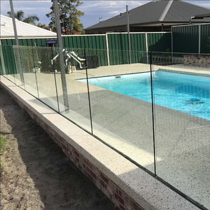 แผงติดผนังแบบไม่มีกรอบฝาครอบนิรภัย,รั้วหัวจุกสำหรับ<span class=keywords><strong>สระ</strong></span>ว่าย<span class=keywords><strong>น้ำ</strong></span>กระจก - Product Image 2