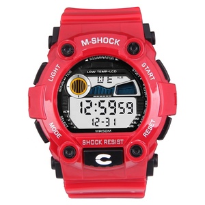 Reloj minimalista Para adultos, pulsera Digital LCD multifunción con logotipo personalizado, resistente a los golpes, venta al por mayor de fábrica - Product Image 1