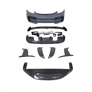 Kit de carrosserie de conversion Tune GT4 <span class=keywords><strong>RS</strong></span> pour Porsche 718 Cayman Boxster Pièces automobiles Pare-chocs avant Diffuseur arrière Sortie d'échappement - Product Image 6