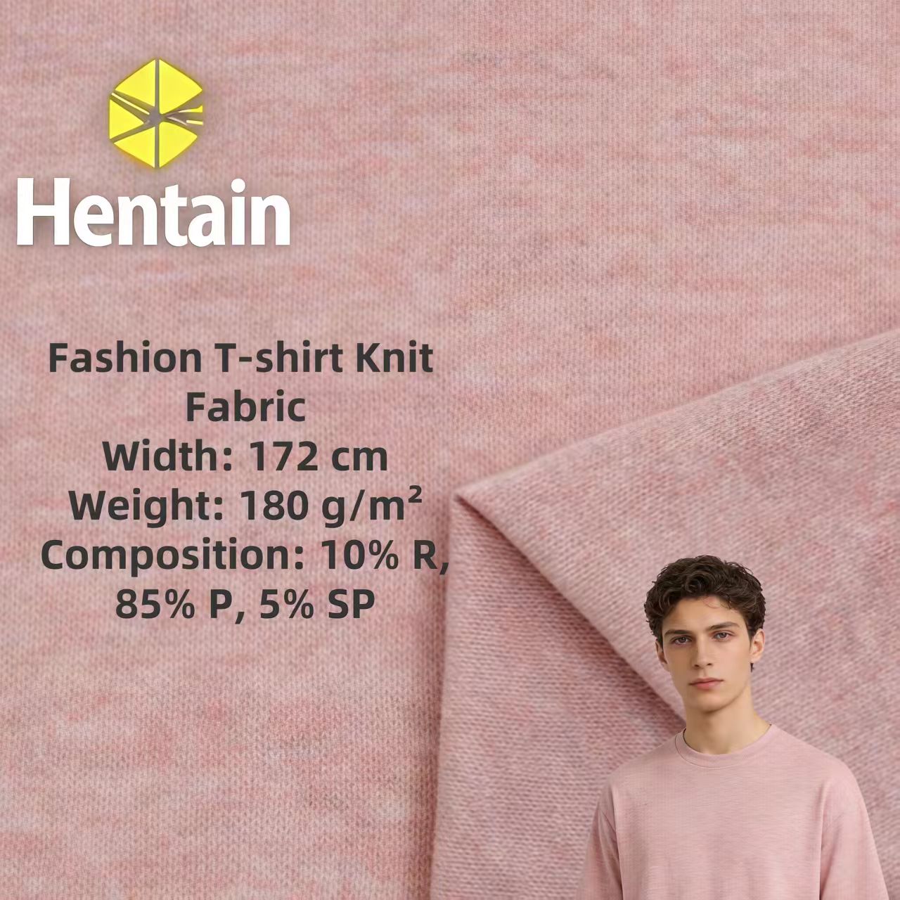 TR Color Cotton Elastic Close-spun Cotton-polyester Blended Jersey Fabric For Boys Skirts Dresses Lightweight Plain