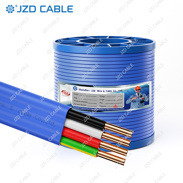 AS/NZS 5000.2 1/1.5/2.5/4/6/10/16mm² Underground Conduit Cable AU Standard Electrical Wire Fireproof Flat Twin and Earth Cable