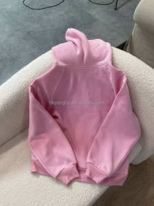 Tela de rizo con capucha de algodón pesado, estampado DTG personalizado, bordado, bolsillo transpirable, conjunto de sudadera, Sudadera con capucha Unisex - Product Image 3