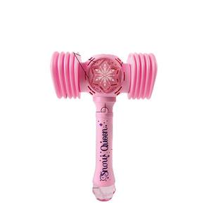 Internet Popular Knock Sound Máquina De Sopro De Bolha Elétrica Luminous Love Powder Hammer Hand-held Fairy Stick Plástico BOM - Product Image 5