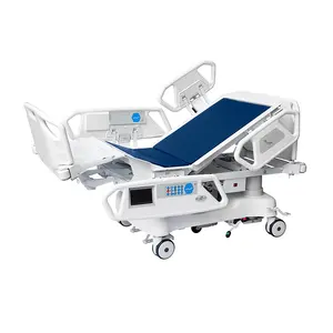 YA-D8-2 العناية المركزة لموقف كرسي القلب سرير المستشفى غرفة العناية المركزة الكهربائية سرير المريض الرعاية 5 وظيفة مع درابزين التحكم