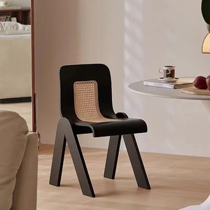 Sedia Moderna Classica in <span class=keywords><strong>Legno</strong></span>, Poltrona Lounge in <span class=keywords><strong>Legno</strong></span> <span class=keywords><strong>di</strong></span> Frassino Massiccio e Rattan - Product Image 2