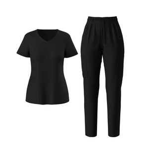Uniforme da <span class=keywords><strong>Infermiera</strong></span> di Alta Qualità Personalizzata per Donne <span class=keywords><strong>in</strong></span> Blu Caraibico, Design alla Moda per Uniformi Mediche Direttamente dalla Fabbrica - Product Image 2