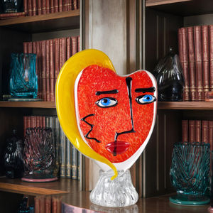 Colección <span class=keywords><strong>de</strong></span> Arte <span class=keywords><strong>de</strong></span> cristal <span class=keywords><strong>de</strong></span> Murano moderno personalizado figuritas <span class=keywords><strong>de</strong></span> Ángel cabeza <span class=keywords><strong>de</strong></span> <span class=keywords><strong>Picasso</strong></span> abstractas sopladas a mano estatuas y jarrones <span class=keywords><strong>de</strong></span> dibujos animados elegantes - Product Image 4