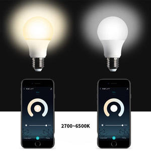 RGBCW 디밍 토닝 전구 와이파이 낙서 스마트 라이프 A60 전구 라이트 작은 도매 RGB + 전구 램프 가정용 에너지 절약 램프 - Product Image 5