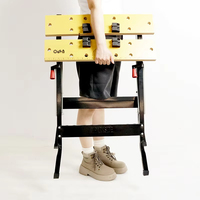 Vente directe d'usine, banc de travail durable en bois et en métal pour la maison, le bureau, l'atelier, avec rangement facile et aménagement personnalisé