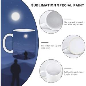 36pcs Sublimation <b>Mugs</b>, 11oz White Coffee Cup Set, Ceramic Coffee <b>Mug</b>, with Foam <b>Box</b>, Machine Washable - Product Image 5