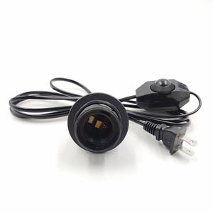 Support de lampe E27 avec douille à vis, <span class=keywords><strong>abat</strong></span>-<span class=keywords><strong>jour</strong></span> en plastique et fil de suspension <span class=keywords><strong>pour</strong></span> lustre - Product Image 4