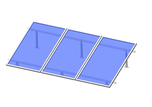 Hauteur télescopique réglable, inclinaison 15° ° -30 °   Supports de panneaux solaires pour toit, balcon, jardin, <span class=keywords><strong>support</strong></span> PV en aluminium - Product Image 6