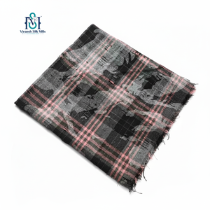 เสื้อเชิ้ตผ้าฝ้ายโพลีเอสเตอร์สำหรับผู้ชายเสื้อพิมพ์ลายสก็อต - Product Image 1