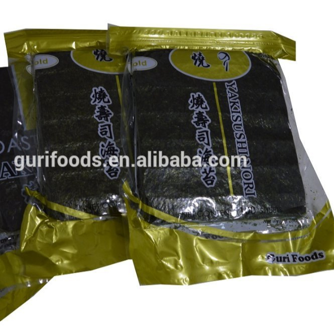 100 листов золотых суши нори