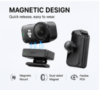 Nouvelle caméra d'action miniature Osmo Nano 4K, caméra portable pour vlog, capteur 1/1.3'', montage magnétique, WiFi6, caméra sportive portable