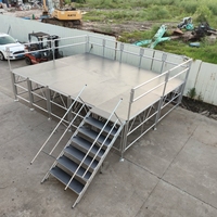 Plataforma de Escenario Portátil Móvil de 1.22*2.44m para Conciertos, Eventos y Bodas