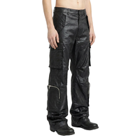 XUFEI OEM Logo personnalisé Fabricant de haute qualité Jeans en denim 100% coton ciré et délavé pour hommes, style streetwear de créateur