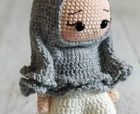 Cadeaux Faits Main Hijab Musulman Amigurumi Jouets de l'Aïd Jouet Ramadan Poupée Crochet Islamique