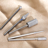 Forets à ongles diamantés de haute qualité, outil de manucure, lime électrique pour pédicure, logo personnalisé, nettoyage des cuticules, forets à ongles diamantés