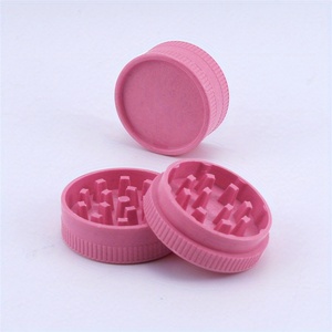 Lot de 4 broyeurs en plastique biodégradable-Broyeurs manuels d'épices et de tabac, respectueux de l'environnement, fonctionnement sans électricité - Product Image 5