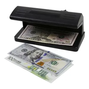 Detector de dinheiro com luz UV portátil DC-318 Detector de notas falsas para cartões de crédito e dinheiro Detectores de moeda