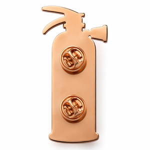 Broche personnalisée <span class=keywords><strong>vintage</strong></span> en émail pour pompier, badge <span class=keywords><strong>casque</strong></span> extincteur, souvenir, broche de revers, vente en gros, usine OEM ODM - Product Image 4
