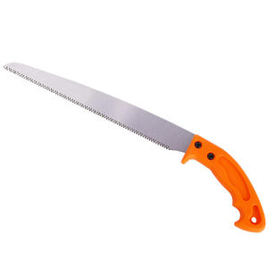 เลื่อยมือหลินยี่ ใบมีดสแตนเลส 255 มม. ด้ามจับสีส้ม เลื่อยตัดแต่งกิ่งไม้ผล เลื่อยสวน เลื่อยตรง ใช้กลางแจ้ง - Product Image 1