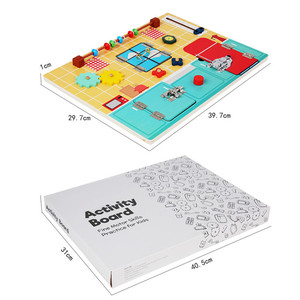 Giocattoli <span class=keywords><strong>Montessori</strong></span> occupato bordo <span class=keywords><strong>cucina</strong></span> <span class=keywords><strong>bambini</strong></span> occupato bordo Puzzle sblocco giocattolo tavola mobile in <span class=keywords><strong>legno</strong></span> <span class=keywords><strong>bambini</strong></span> - Product Image 6