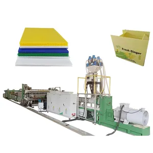 Supplier Plastic Board Plate Making Machine Extruder PP PC Hollow Grid Sheet Formwork Extrusion Production Line