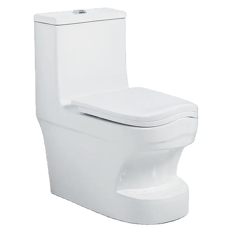 Wc tampa sanitária chinesa preço baixo, assento branco uma peça wc s armadilha cerâmica vaso sanitário