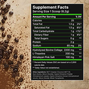 Service de Marque Blanche : Poudre de Café Instantané à la Cannelle, 30 Doses, Faible en Glucides, Booster d'Énergie, Complément Alimentaire - Product Image 2