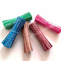 Attaches en papier kraft imprimées de haute qualité, robustes, pour bricolage, cadeaux de mariage et boulangeries (vente en gros)