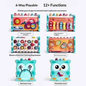 Caja Mágica Multifuncional Colorida con Instrumentos Musicales, Cubo de Actividades de 6 Lados para Bebés - Product Image 6