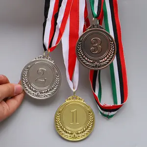 3D kim loại in thể dục dụng cụ Quà Tặng công ty trường Marathon competitionaward 6.5cm Huy chương kim loại thể Thao Tùy chỉnh giải thưởng trống vàng huy chương