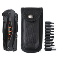 Kit d'outils multifonction portable 29-en-1 : Pince à découper, tournevis, couteau de survie et équipement de secours pour le camping en extérieur