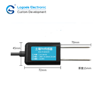 Sensor pH Tanah untuk Rumah Kaca Pertanian 0-5V 0-10V 4-20mA RS485 Harga Meter pH Detektor