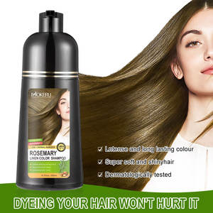 Pour Mokeru Magic 3-en-<span class=keywords><strong>1</strong></span> Shampooing couleur <span class=keywords><strong>de</strong></span> cheveux en lin OEM Non allergique Romarin Ginseng Huile d'argan 500ml Volume <span class=keywords><strong>de</strong></span> crème - Product Image 5