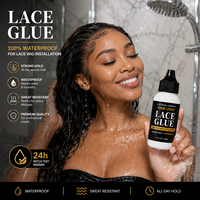 Colle professionnelle OEM à forte tenue pour perruques en dentelle, adhésif imperméable pour perruques en dentelle et systèmes capillaires