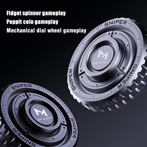 Spinner de doigt en métal EDC, jouet de décompression à cliquet pour soulager le stress, rotateur manuel pour l'autisme - Product Image 2