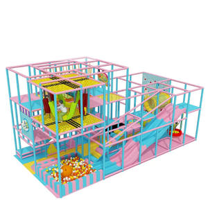 Set de Juegos Interior Personalizado Tipo Castillo, Tobogán, Piscina de Pelotas, Tubos de PVC Galvanizado, Laberinto para Niños, Adultos y Bebés - Product Image 1