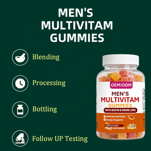 Multivitaminico OEM per Uomini, 60 Caramelle Gommose |   Integratore Alimentare con Biotina, Iodio, Zinco e <span class=keywords><strong>Papaya</strong></span> per Energia e Sistema Immunitario - Product Image 5